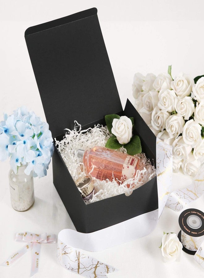 JINMING 30 Gift Boxes 8x8x4 Inches, Matte Black Gift Boxes Bulks for Mother's Day, Father's Day, Party, Birthday, Groomsman Proposal Boxes for Light Gifts - Image 2